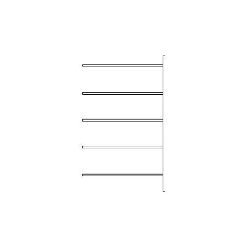 4052941929670 - Fachbodenregal SSI Schäfer R3000 Anbauregal 5 verzinkte Böden Tiefe 500 mm Fachlast 150 kg B 1345 1315 x H 1960 mm 4052941929670 - Fachbodenregal SSI Schäfer R3000 Anbauregal 5 verzinkte Böden Tiefe 500 mm Fachlast 150 kg B 1345 1315 x H 1960 mm