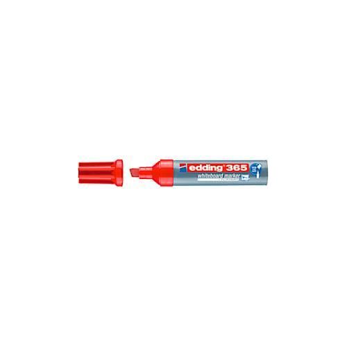 4004764105366 - Whiteboardmarker 365 Schreibfarbe Rot Keilspitze Strichstärke 2-7 mm trocken abwischbar mit Kappe nachfüllbar 10 Stück