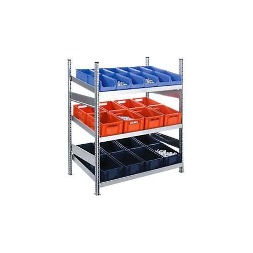 4052941105883 - Komplettregal MBR 3000 Grundfeld 3 schräge Fachebene 1536 x 400 x 1004 mm 4052941105883 - Komplettregal MBR 3000 Grundfeld 3 schräge Fachebene 1536 x 400 x 1004 mm