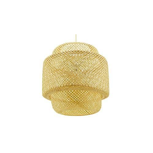 3361410162373 - Deckenleuchte Cabana Bambus natur B 300 x T 300 x H 260 mm E27 meet by paperflow