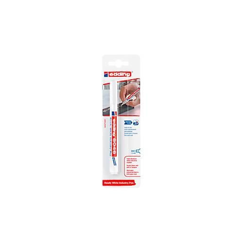 4057305061096 - Industriemarker 8046 Ready white Schreibfarbe Weiß Rundspitze Strichstärke 1-3 mm sofort einsatzbereit hohe Deckkraft wasserfest 1 Stück