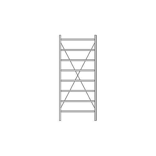 4052941153303 - Grundregal R 3000 8 Böden B 1055 mm x T 600 mm Böden lackiert