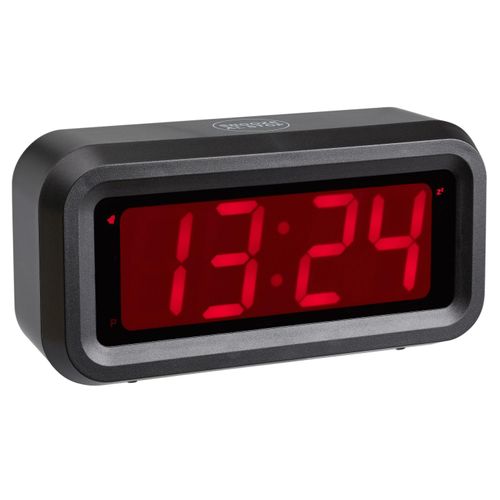 4009816033376 - 60202410 Quarz Wecker Anthrazit Alarmzeiten 1