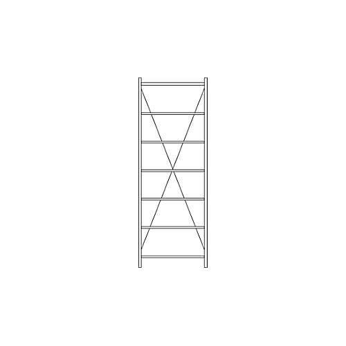 4052941930331 - Fachbodenregal SSI Schäfer R3000 Grundregal B 1055 x T 300 mm Fachlast 100 kg
