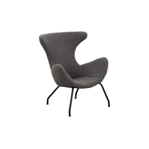 4059865183676 - Relaxsessel Teddyfell grau Relaxsessel Polstersessel Ohrensessel Loungesessel