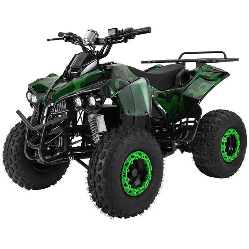 4056551227560 - Elektro-Kinderquad S-10 Pocket-Quad mit 1000 Watt Federung Scheiben- Trommelbremsen bis 20 km h (lackiert Camouflage) 4056551227560 - Elektro-Kinderquad S-10 Pocket-Quad mit 1000 Watt Federung Scheiben- Trommelbremsen bis 20 km h (lackiert Camouflage)