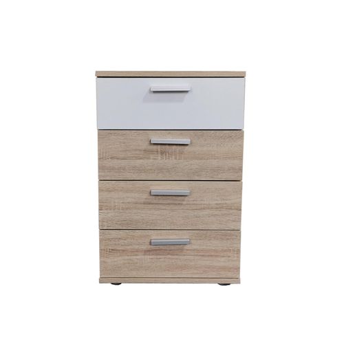 4251312959623 - Nachtschrank Nina mit 4 Schubladen 4251312959623 - Nachtschrank Nina mit 4 Schubladen