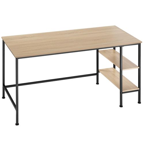4061173205353 - tectake® Schreibtisch Industrial Style Seitenregal mit 2 Ablagefächern rechts oder links 140 x 60 x 765 cm 4061173205353 - tectake® Schreibtisch Industrial Style Seitenregal mit 2 Ablagefächern rechts oder links 140 x 60 x 765 cm