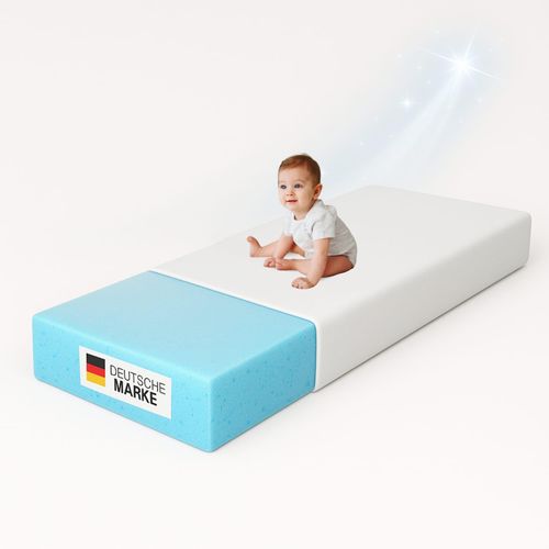 4250263743985 - Kindermatratze Babymatratze NORA 70x140cm Bezug waschbar & abnehmbar punktelastischer Gelschaum Jugendmatratze allergikerfreundlich premium Bezug 4250263743985 - Kindermatratze Babymatratze NORA 70x140cm Bezug waschbar & abnehmbar punktelastischer Gelschaum Jugendmatratze allergikerfreundlich premium Bezug
