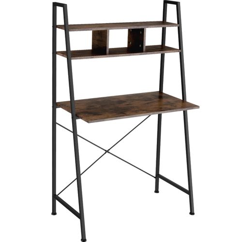 4061173242778 - tectake® Schreibtisch Industrial Style trapezförmiges Gestell 3 Staufächer 855 x 465 x 140 cm 4061173242778 - tectake® Schreibtisch Industrial Style trapezförmiges Gestell 3 Staufächer 855 x 465 x 140 cm