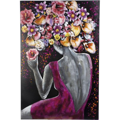 4063387383629 - Metallbild CASABLANCA BY GILDE Bild Florenzia pink Bilder B H T 27cm x 355cm x 8cm Metall B27cm H355cm T8cm