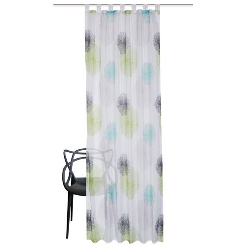 4056751045681 - Vorhang HOME WOHNIDEEN ADELE Gardinen Gr 245 cm Schlaufen 140 cm grün Schlaufen Gardine HxB 245x140