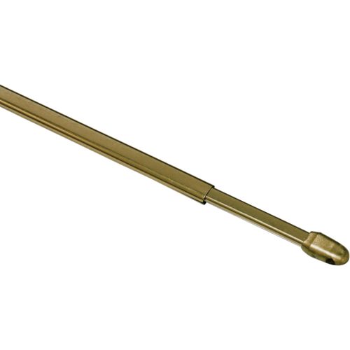 4003018012559 - Scheibenstange »Vitragestange« 1 läufig-läufig ausziehbar Serie Vitragestange flachoval Ø 11 mm 2er-Set