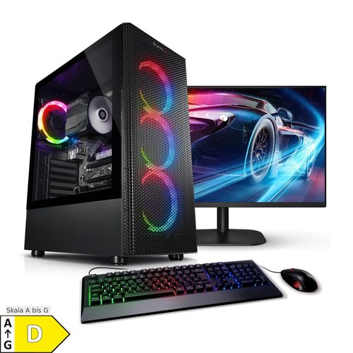 4260627619900 - PC Set mit 27 Zoll TFT Viper V AMD Ryzen 7 5700G 32GB DDR4 AMD Vega Grafik 2TB SSD WLAN Windows 11