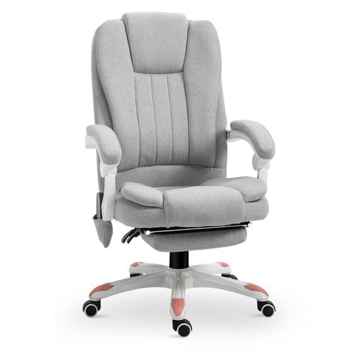 4250871287734 - Bürostuhl mit Massagefunktion grau 66 x 63 x 107-115 cm (BxTxH) Schreibtischstuhl Chefsessel Gamingstuhl Drehsessel 4250871287734 - Bürostuhl mit Massagefunktion grau 66 x 63 x 107-115 cm (BxTxH) Schreibtischstuhl Chefsessel Gamingstuhl Drehsessel