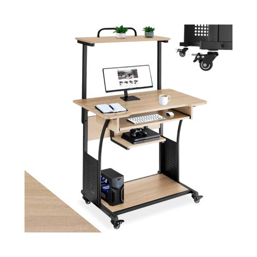 4061173243089 - tectake® Schreibtisch Industrial Style 3 Ebenen einhängbare Ablage und Tastaturauszug 80 x 655 x 1305 cm 4061173243089 - tectake® Schreibtisch Industrial Style 3 Ebenen einhängbare Ablage und Tastaturauszug 80 x 655 x 1305 cm