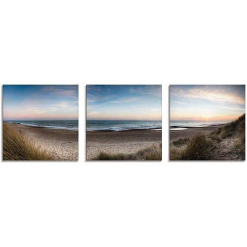 4059745440004 - Glasbild ARTLAND Strand und Sanddünen am Hengistbury Head blau Bilder B H 50cm x 50cm Glasbild Küste 3 St Glas in verschiedenen Größen B50cm H50cm 4059745440004 - Glasbild ARTLAND Strand und Sanddünen am Hengistbury Head blau Bilder B H 50cm x 50cm Glasbild Küste 3 St Glas in verschiedenen Größen B50cm H50cm