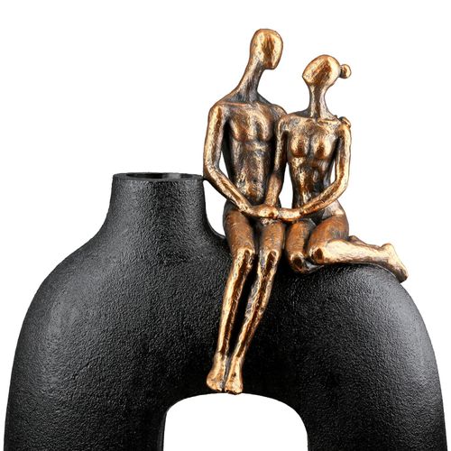 4063387581391 - Tischvase CASABLANCA BY GILDE Vase Frau Mann Movement schwarz H 255 cm schwarz B23cm H255cm T12cm Vasen 4063387581391 - Tischvase CASABLANCA BY GILDE Vase Frau Mann Movement schwarz H 255 cm schwarz B23cm H255cm T12cm Vasen