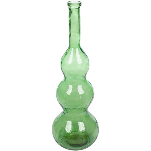 4063387575666 - Bodenvase GILDE Bodenvase bauchig Balleros grün grün B33cm H100cm T33cm Ø33cm Glas Vasen