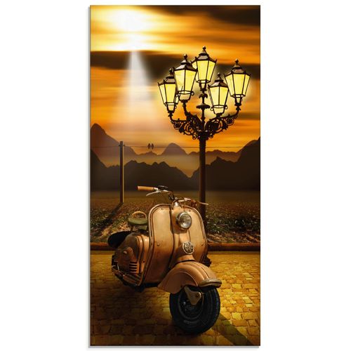 4059745090230 - Glasbild ARTLAND Oldtimer Motorroller romantisch Bilder Gr B H 50 cm x 100 cm Glasbild Motorräder & Roller Hochformat 1 St orange Bild Glasbild Glasbilder Bilder in verschiedenen Größen 4059745090230 - Glasbild ARTLAND Oldtimer Motorroller romantisch Bilder Gr B H 50 cm x 100 cm Glasbild Motorräder & Roller Hochformat 1 St orange Bild Glasbild Glasbilder Bilder in verschiedenen Größen