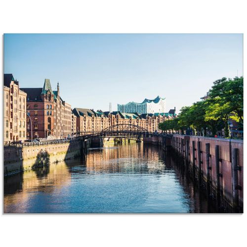 4057738872023 - Glasbild ARTLAND Hamburg Speicherstadt Bilder Gr B H 80 cm x 60 cm Glasbild Deutschland Querformat 1 St beige (naturfarben) Bild Glasbild Glasbilder Bilder in verschiedenen Größen 4057738872023 - Glasbild ARTLAND Hamburg Speicherstadt Bilder Gr B H 80 cm x 60 cm Glasbild Deutschland Querformat 1 St beige (naturfarben) Bild Glasbild Glasbilder Bilder in verschiedenen Größen