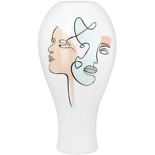 4063387581438 - Tischvase CASABLANCA BY GILDE Vase bauchig Voir weiß H 36 cm weiß B19cm H36cm T19cm Ø19cm Vasen 4063387581438 - Tischvase CASABLANCA BY GILDE Vase bauchig Voir weiß H 36 cm weiß B19cm H36cm T19cm Ø19cm Vasen