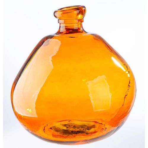 4063387588918 - Tischvase GILDE Vase bauchig  organisch Organical orange H 32 cm orange B315cm H32cm T315cm Ø315cm Glas Vasen