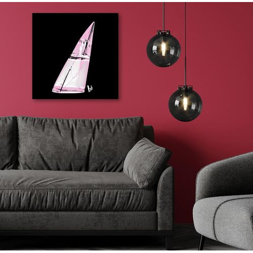 4067437736687 - Acrylglasbild BRUNO BANANI Flakon Parfum - Acrylbilder mit Blattgold veredelt Bilder Gr B H 90 cm x 90 cm Acrylglasbild mit Blattgold-Farbvariante 1 St pink Acrylglasbilder Türkise Farbvariante Handgearbeitet Gerahmt Edel