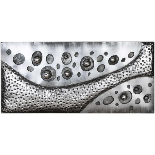 4063387384794 - Metallbild CASABLANCA BY GILDE Bild rechteckig Callosti silberfarben H 56 cm silber (farbe bild(er) silberfarben) B120cm H56cm T6cm Metall Bilder