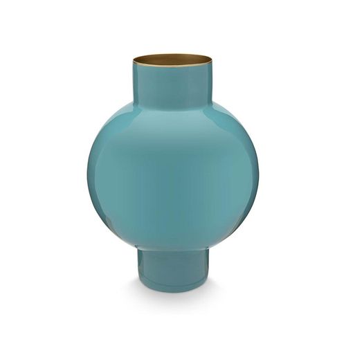 8720812327011 - Dekovase PIP STUDIO Vase grün (seegrün) B18cm H24cm T18cm Ø18cm Metall Vasen 8720812327011 - Dekovase PIP STUDIO Vase grün (seegrün) B18cm H24cm T18cm Ø18cm Metall Vasen