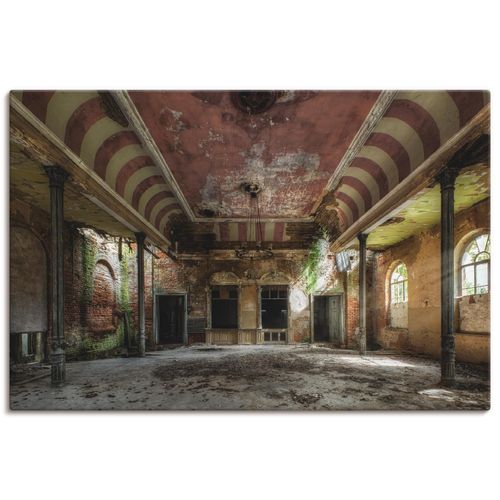 4059745897570 - Wandbild ARTLAND Verlassener Ort - Ballsaal Bilder Gr B H 120 cm x 80 cm Leinwandbild Gebäude Querformat 1 St bunt Bild Leinwandbild Kunstdrucke Bilder als Alubild Leinwandbild Wandaufkleber oder Poster in versch Größen