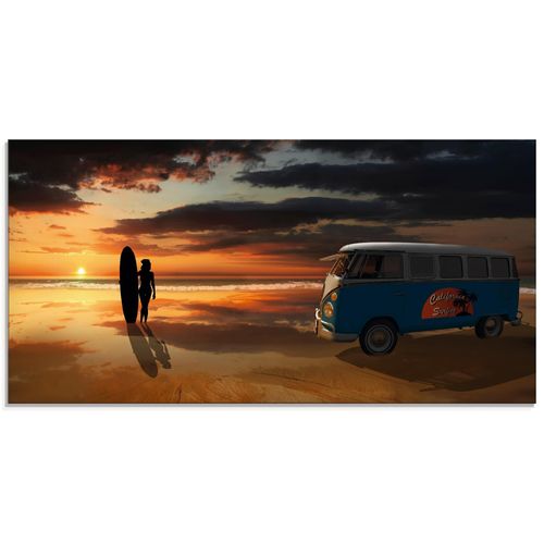 4059745789219 - Glasbild ARTLAND Surfen in Kalifornien mit Bulli T1 Bilder Gr B H 100 cm x 50 cm Glasbild Küste Querformat 1 St orange Bild Glasbild Glasbilder Bilder in verschiedenen Größen 4059745789219 - Glasbild ARTLAND Surfen in Kalifornien mit Bulli T1 Bilder Gr B H 100 cm x 50 cm Glasbild Küste Querformat 1 St orange Bild Glasbild Glasbilder Bilder in verschiedenen Größen