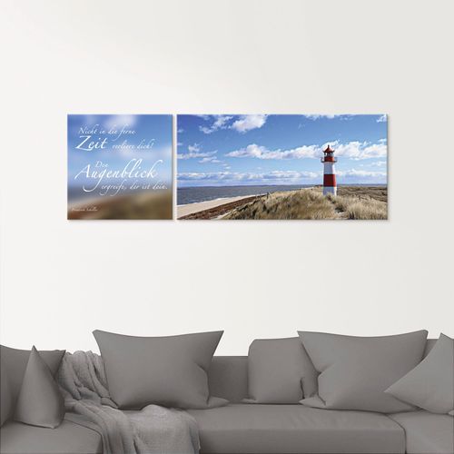 4055327048620 - Glasbild ARTLAND Zitatenbild Leuchtturm Sylt Bilder Gr B H 100 cm x 50 cm Glasbild Sprüche & Te x te 2 St blau Glasbilder in verschiedenen Größen 4055327048620 - Glasbild ARTLAND Zitatenbild Leuchtturm Sylt Bilder Gr B H 100 cm x 50 cm Glasbild Sprüche & Te x te 2 St blau Glasbilder in verschiedenen Größen