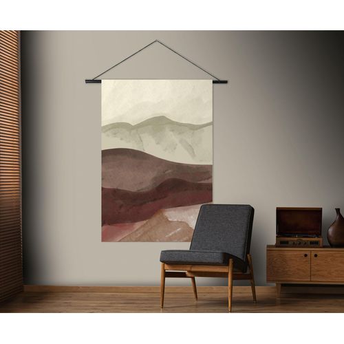 5011583537475 - Wandbild ART FOR THE HOME Horizont Aquarell bunt (mehrfarbig) Bilder B H T 100cm x 150cm x 2cm quadratisch Polyester Wandteppich XL B100cm H150cm T2cm