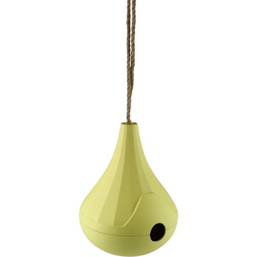 4056422135017 - Dekofigur AM DESIGN Vogelhaus aus Bambus gelb B155cm H20cm T20cm Bambus Dekofiguren in gelb grün oder blau