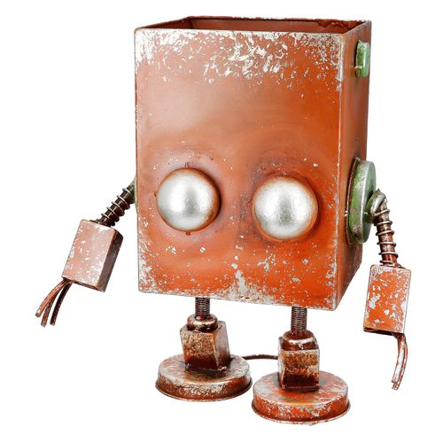 4063387593172 - Übertopf CASABLANCA BY GILDE Übertopf Roboter Robotic rostbraun H 375 cm braun (rostbraun) B34cm H375cm T19cm Metall Pflanzgefäße 4063387593172 - Übertopf CASABLANCA BY GILDE Übertopf Roboter Robotic rostbraun H 375 cm braun (rostbraun) B34cm H375cm T19cm Metall Pflanzgefäße