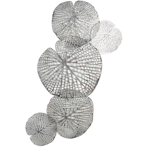4001250745600 - Wanddekoobjekt CASABLANCA BY GILDE Wandrelief Leafs silberfarben H 94 cm silber (silberfarben) B57cm H94cm T3cm Metall Wanddekoobjekte 4001250745600 - Wanddekoobjekt CASABLANCA BY GILDE Wandrelief Leafs silberfarben H 94 cm silber (silberfarben) B57cm H94cm T3cm Metall Wanddekoobjekte