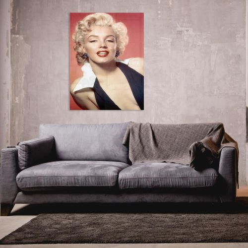 4067437105605 - Acrylglasbild QUEENCE Red Love Bilder Gr B H T 60 cm x 90 cm x 04 cm Frau-Stars Hochformat rot Acrylglasbilder Marilyn Monroe Fine Art-Print in Galeriequalität