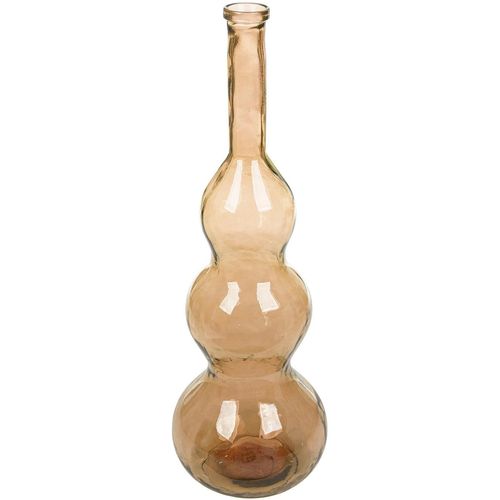4063387575680 - Bodenvase GILDE Bodenvase bauchig Balleros braun braun B33cm H100cm T33cm Ø33cm Glas Vasen