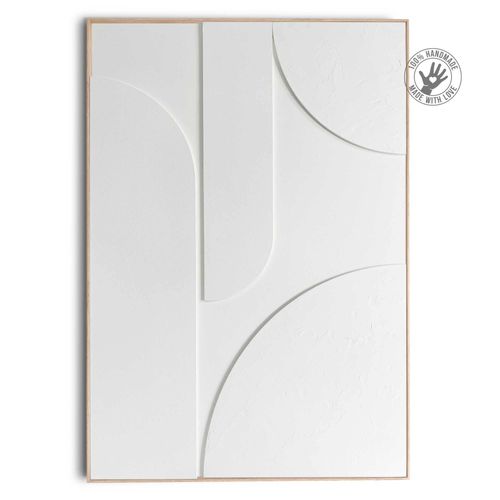 8714597636925 - Bild REINDERS Saturn Bilder Gr B H T 70 cm x 100 cm x 3 cm Hochformat weiß Kunstdrucke mit 3D-Textur 8714597636925 - Bild REINDERS Saturn Bilder Gr B H T 70 cm x 100 cm x 3 cm Hochformat weiß Kunstdrucke mit 3D-Textur