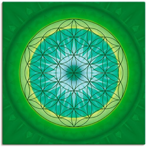 4057738366652 - Wandbild ARTLAND Blume des Lebens 3 Bilder Gr B H 100 cm x 100 cm Leinwandbild Muster quadratisch 1 St grün Bild Poster Bilder als Leinwandbild Wandaufkleber oder in versch Größen 4057738366652 - Wandbild ARTLAND Blume des Lebens 3 Bilder Gr B H 100 cm x 100 cm Leinwandbild Muster quadratisch 1 St grün Bild Poster Bilder als Leinwandbild Wandaufkleber oder in versch Größen
