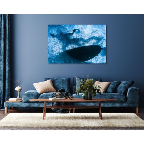 4047809885595 - Acrylglasbild QUEENCE Unterwasser beige (farbe bild(er) beige) B120cm H80cm Bilder Fine Art-Print in Galeriequalität