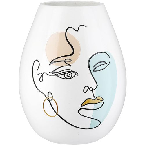 4063387581414 - Tischvase CASABLANCA BY GILDE Vase bauchig Voir weiß H 28 cm weiß B22cm H28cm T22cm Ø22cm Vasen 4063387581414 - Tischvase CASABLANCA BY GILDE Vase bauchig Voir weiß H 28 cm weiß B22cm H28cm T22cm Ø22cm Vasen