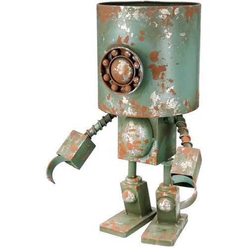 4063387593189 - Übertopf CASABLANCA BY GILDE Übertopf Roboter Robotic grün H 42 cm grün B30cm H42cm T23cm Metall Pflanzgefäße 4063387593189 - Übertopf CASABLANCA BY GILDE Übertopf Roboter Robotic grün H 42 cm grün B30cm H42cm T23cm Metall Pflanzgefäße