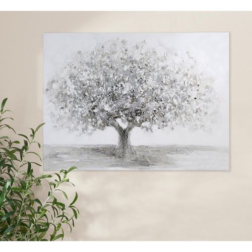 4001250319788 - Leinwandbild GILDE Bild rechteckig Big Tree grau silberfarben H 90 cm grau (farbe bild(er) grau silberfarben) B120cm H90cm T3cm Leinwand Bilder 4001250319788 - Leinwandbild GILDE Bild rechteckig Big Tree grau silberfarben H 90 cm grau (farbe bild(er) grau silberfarben) B120cm H90cm T3cm Leinwand Bilder