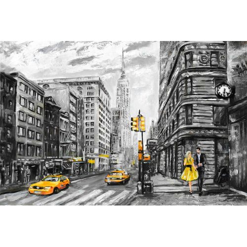 4049009089216 - Leinwandbild QUEENCE New York gelb (farbe bild(er) gelb) B120cm H80cm T2cm Canvas Holzrahmen Bilder Wanddeko schwarz weiß gezeichnet Amerika Premium Leinwandstoff 4049009089216 - Leinwandbild QUEENCE New York gelb (farbe bild(er) gelb) B120cm H80cm T2cm Canvas Holzrahmen Bilder Wanddeko schwarz weiß gezeichnet Amerika Premium Leinwandstoff