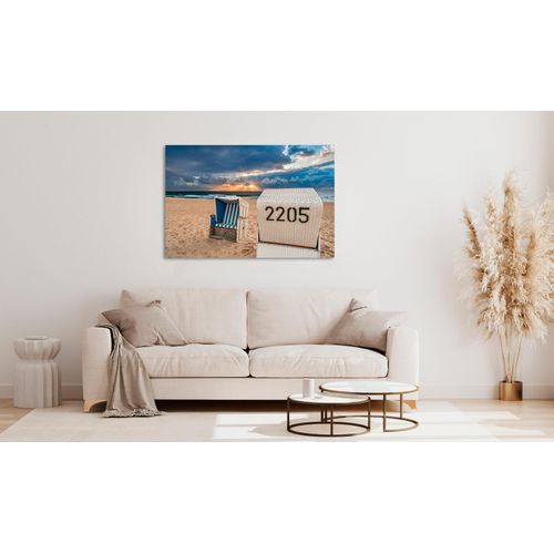 4047809882709 - Acrylglasbild QUEENCE Strandkorb Sylt beige (farbe bild(er) beige) B120cm H80cm Bilder Fine Art-Print in Galeriequalität 4047809882709 - Acrylglasbild QUEENCE Strandkorb Sylt beige (farbe bild(er) beige) B120cm H80cm Bilder Fine Art-Print in Galeriequalität