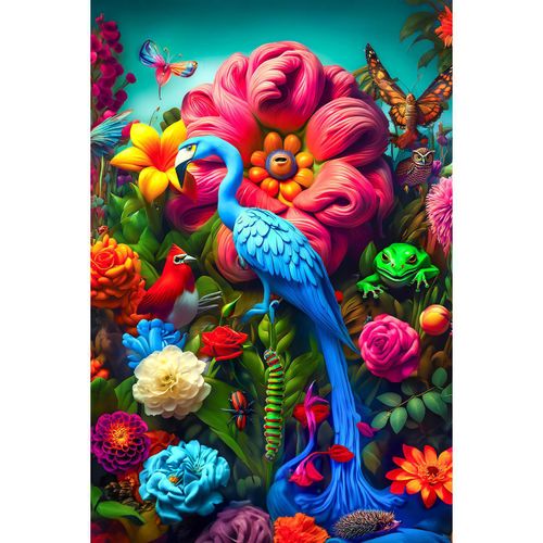 4067437111729 - Acrylglasbild QUEENCE Plastischer Garten Eden bunt (knallige bunte farben) Bilder B H T 60cm x 90cm x 04cm Hochformat Acrylglas KI Kunst knallige Farben künstliche Intelligenz bunt B60cm H90cm T04cm 4067437111729 - Acrylglasbild QUEENCE Plastischer Garten Eden bunt (knallige bunte farben) Bilder B H T 60cm x 90cm x 04cm Hochformat Acrylglas KI Kunst knallige Farben künstliche Intelligenz bunt B60cm H90cm T04cm