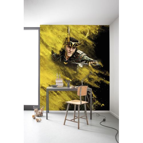 4055065411007 - Fototapete KOMAR Digitaldruck Vlies - Loki Yellow Dust - Größe 200 x 250 cm bunt Rollen Vlies Tapeten Kinderzimmer