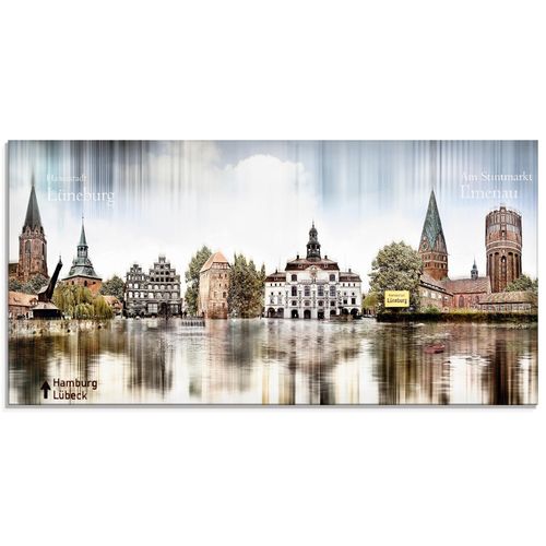 4055327317047 - Glasbild ARTLAND Lüneburg Skyline Abstrakte Collage Bilder Gr B H 100 cm x 50 cm Glasbild Deutschland Querformat 1 St blau Bild Glasbild Glasbilder Bilder in verschiedenen Größen 4055327317047 - Glasbild ARTLAND Lüneburg Skyline Abstrakte Collage Bilder Gr B H 100 cm x 50 cm Glasbild Deutschland Querformat 1 St blau Bild Glasbild Glasbilder Bilder in verschiedenen Größen